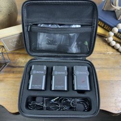BOYA BY-WM4 Pro Wireless Mic Kit – 2 Mics + Receiver + Accessories