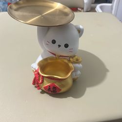 Lucky Cat Jewelry Holder
