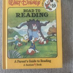 Vintage 1986 Walt Disney Fun-To-Read Library Vol 19 Road To Reading Parent Guide