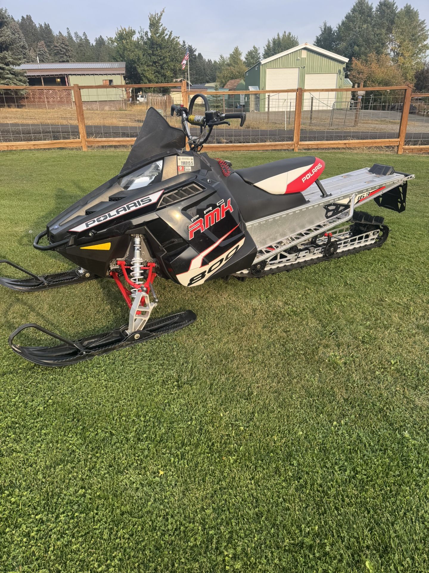 2012 Polaris Pro RMK 800 163” track
