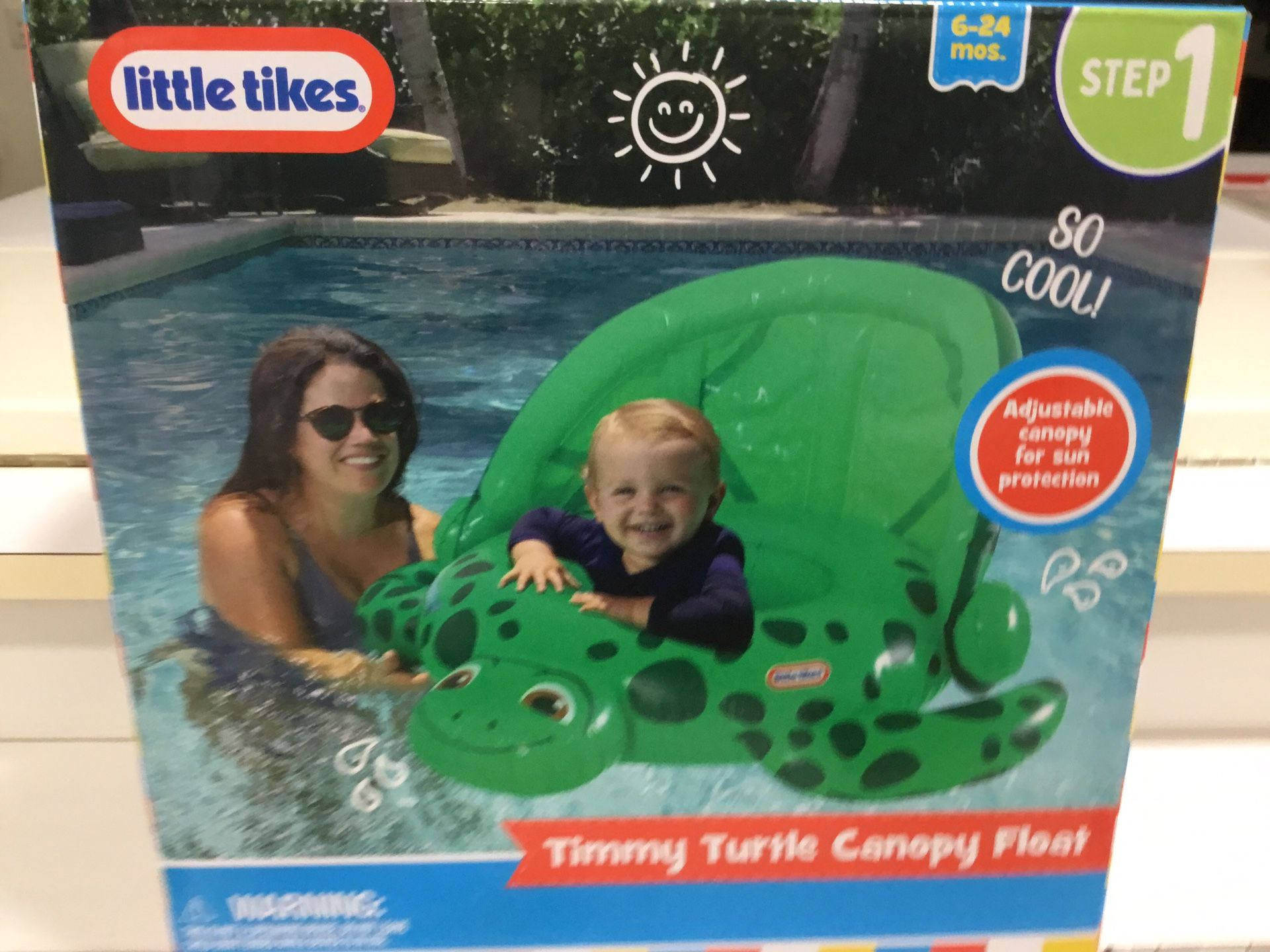 Step 1 Little Tikes Timmy Turtle Canopy Float