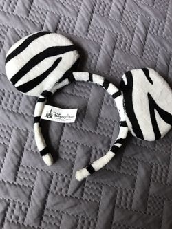 Zebra themed Disney ears