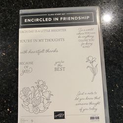 STAMPIN’ UP! Cling Stamp Set: Encircled Friendship