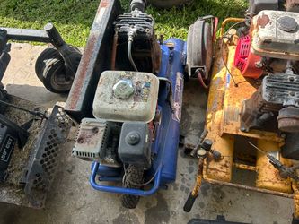 Gas powered air compressors
