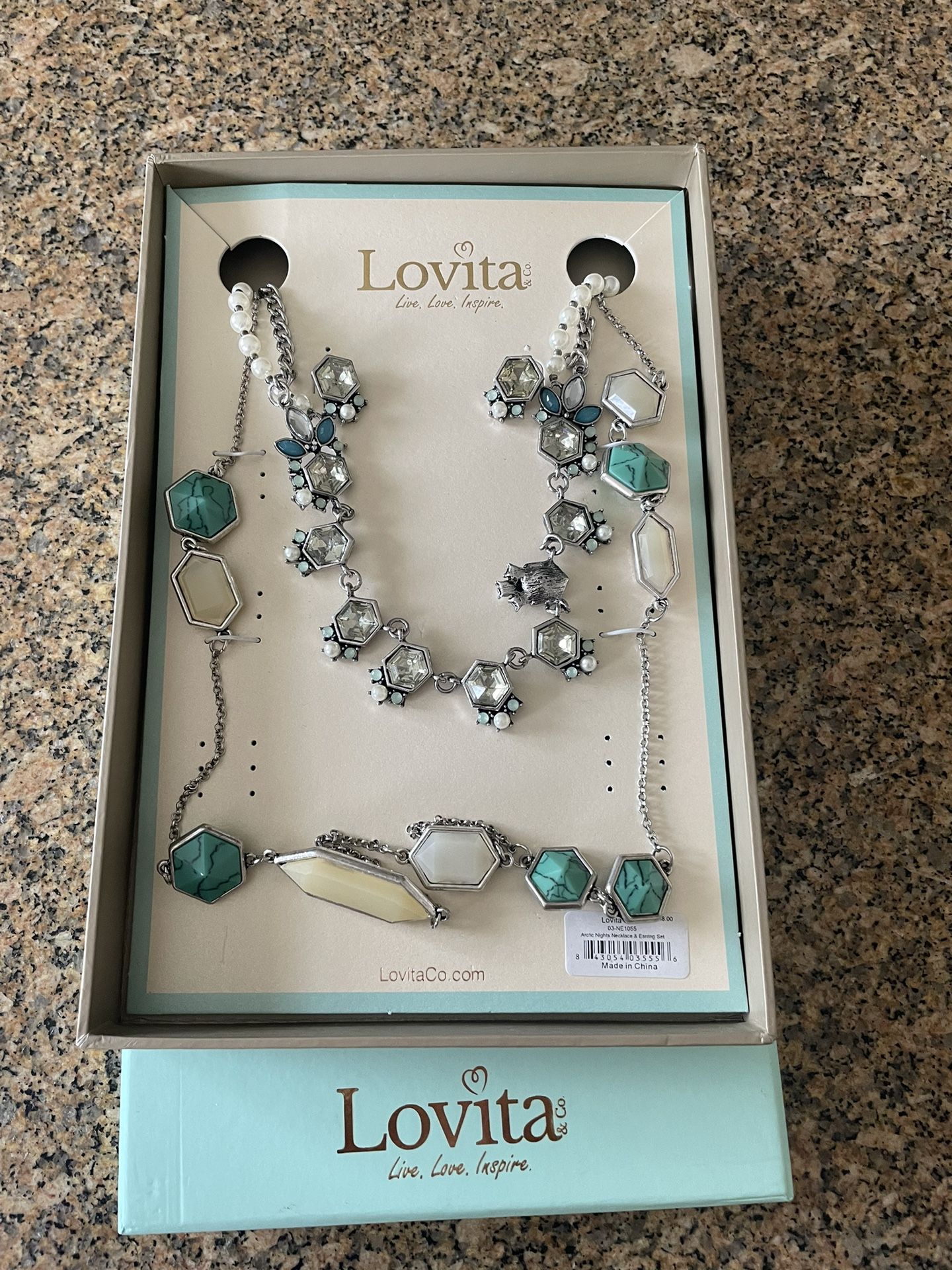 Lolita Necklace And Earring Set