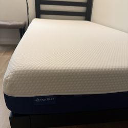 Twin  Memory From Mattress & Black Bed Frame 