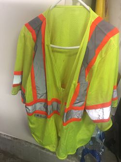 Safety vests. One is a Class 2 vest. Both for $10