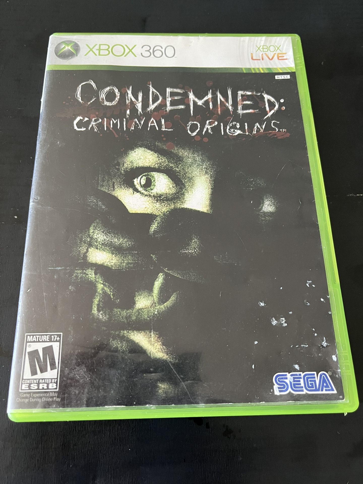 $15 Condemned Criminal origins Xbox 360