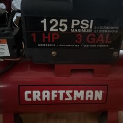 Craftsman Air Compressor 1hp 3gal