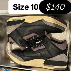 Jordan Retro 3s A Ma Ner Size 10 Men 