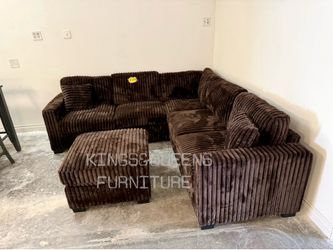 New brown sectional