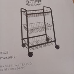 3 Tier Wire Carts