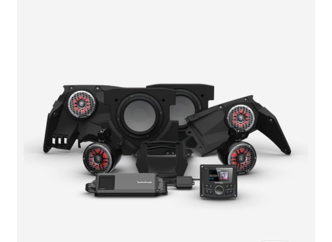 Free Installation On RockFord Fosgate Srage 5 Audio For 17-25 Can-Am Maverick X3 Utv Sxs  (We Finance)
