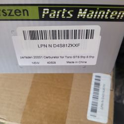Toro Carburetor Kit 5 Hp 6.5