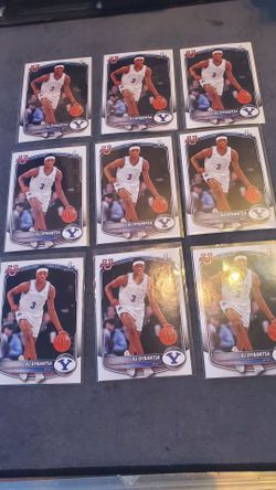Lot of 10 bowman rookies AJ DYBANTSA cards all for $30