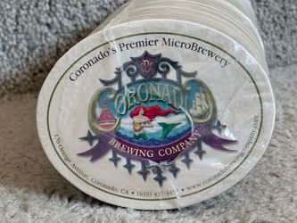 250 beer coasters Coronado brewing SEALED