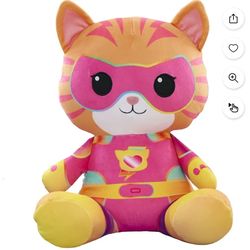 Disney Junior SuperKitties Su-Purr Charged Ginny Plush Toy.