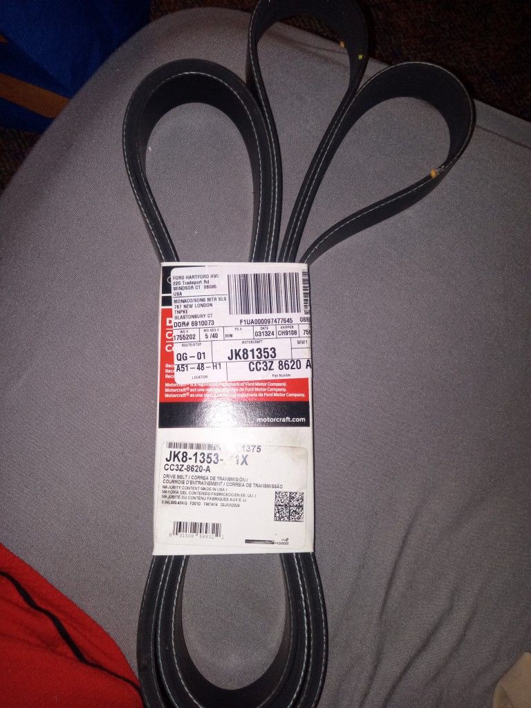 Motor Craft Serpentine Belt  6.7 Turbo