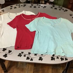 Women’s Tops (size L) $3 each