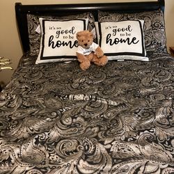 JUST REDUCED! Beautiful Full Size Sleigh Bed