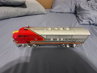 LIONEL POSTWAR 2343 SANTA FE DIESEL LOCOMOTIVE WITH ORIGINAL BOX