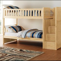 Twin/Twin Step Bunk Bed 💥 Best quality furniture