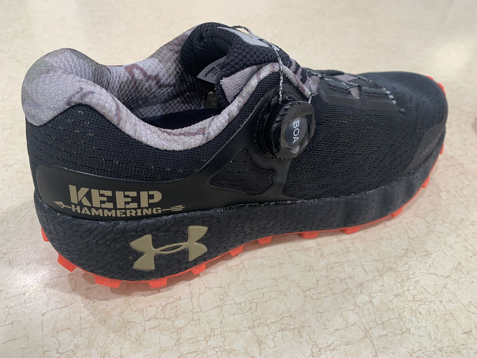 UA HOVR Machina Off Road CH1 Size