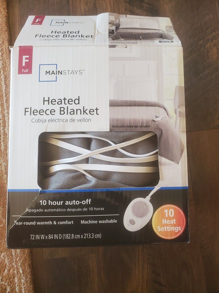 Mainstays (Wal-Mart) Heated Fleece Blanket (Full)