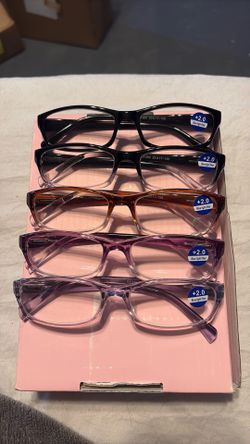Gaoye 5-pack Reading Glasses Anti Blue Ray Magnification Strengths