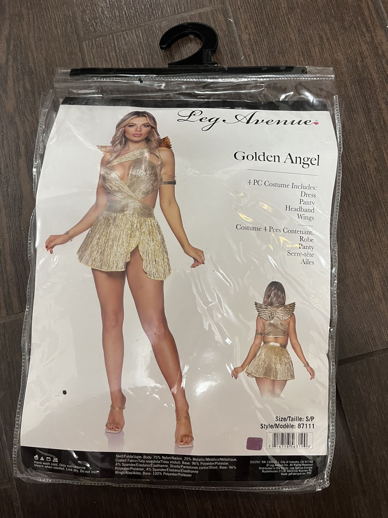 Sexy Golden Angel Costume