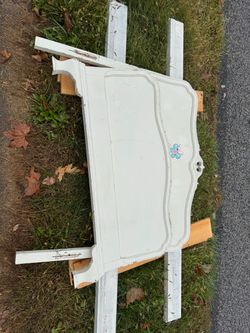 Wood twin bed frame
