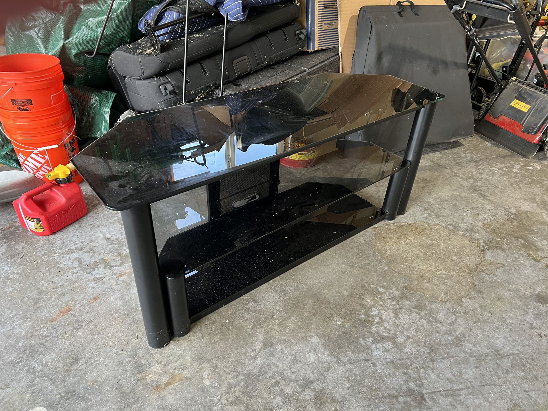 Black Glass Entertainment Center