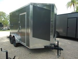 Hook & Line 7 x 12 Enclosed Trailer 7k