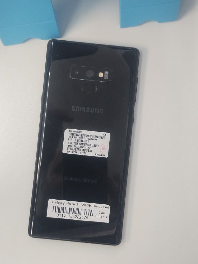 Unlocked No. te 9 clean New Condition With Charger And Warranty 💯 @ Cell Smartz 🥰