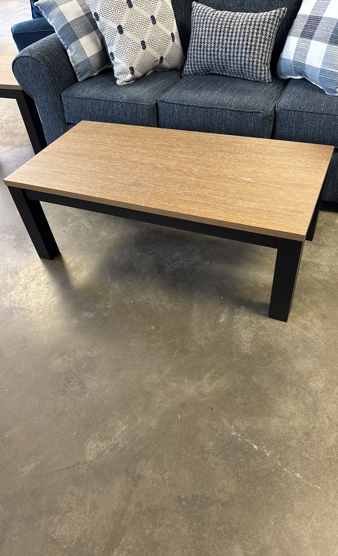 Brand new couch $600 cocktail and two end tables $200 brand new