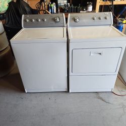 Whirlpool Washer And Gas Dryer Set Commercial Quality Super Capacity Plus Nice And Clean In-and-out Working Perfect Nothing Wrong Located In Perris 
