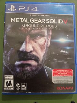 Metal Gear Solid V Ground Zeroes PS4