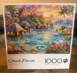Buffalo Chuck Pinson Tropical Oasis 1000-Piece Puzzle
