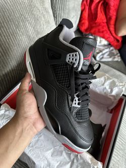 Air Jordan 4 Red Cement/Grey