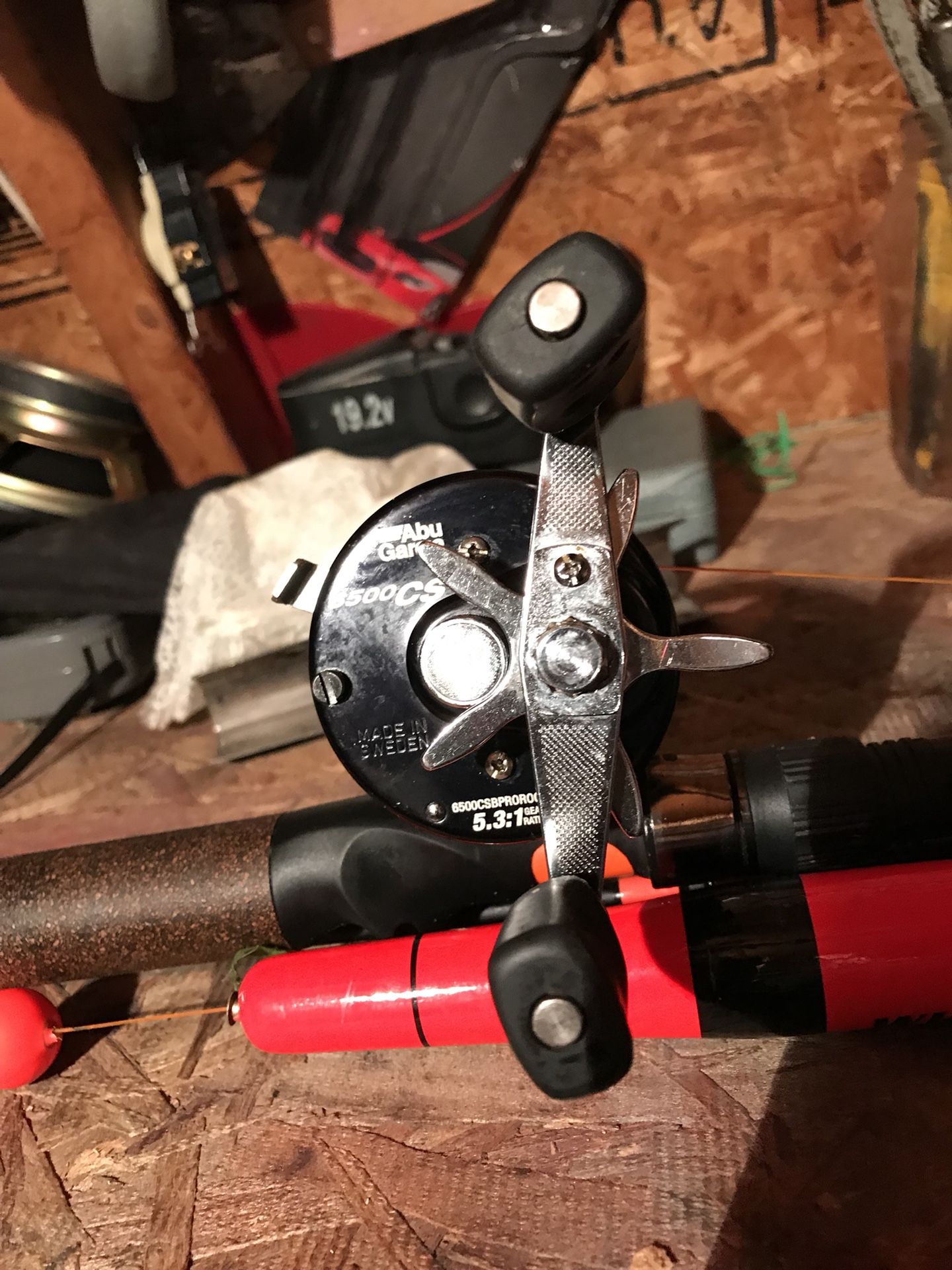 Whisker seeker rod & Abu Garcia pro rocket reel