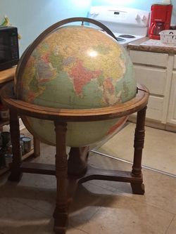 32 inches replogle library globe legend