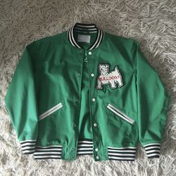 Green Supreme Varsity Jacket 