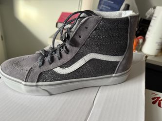 New Vans Size 7 Junior Back Zipper High Top