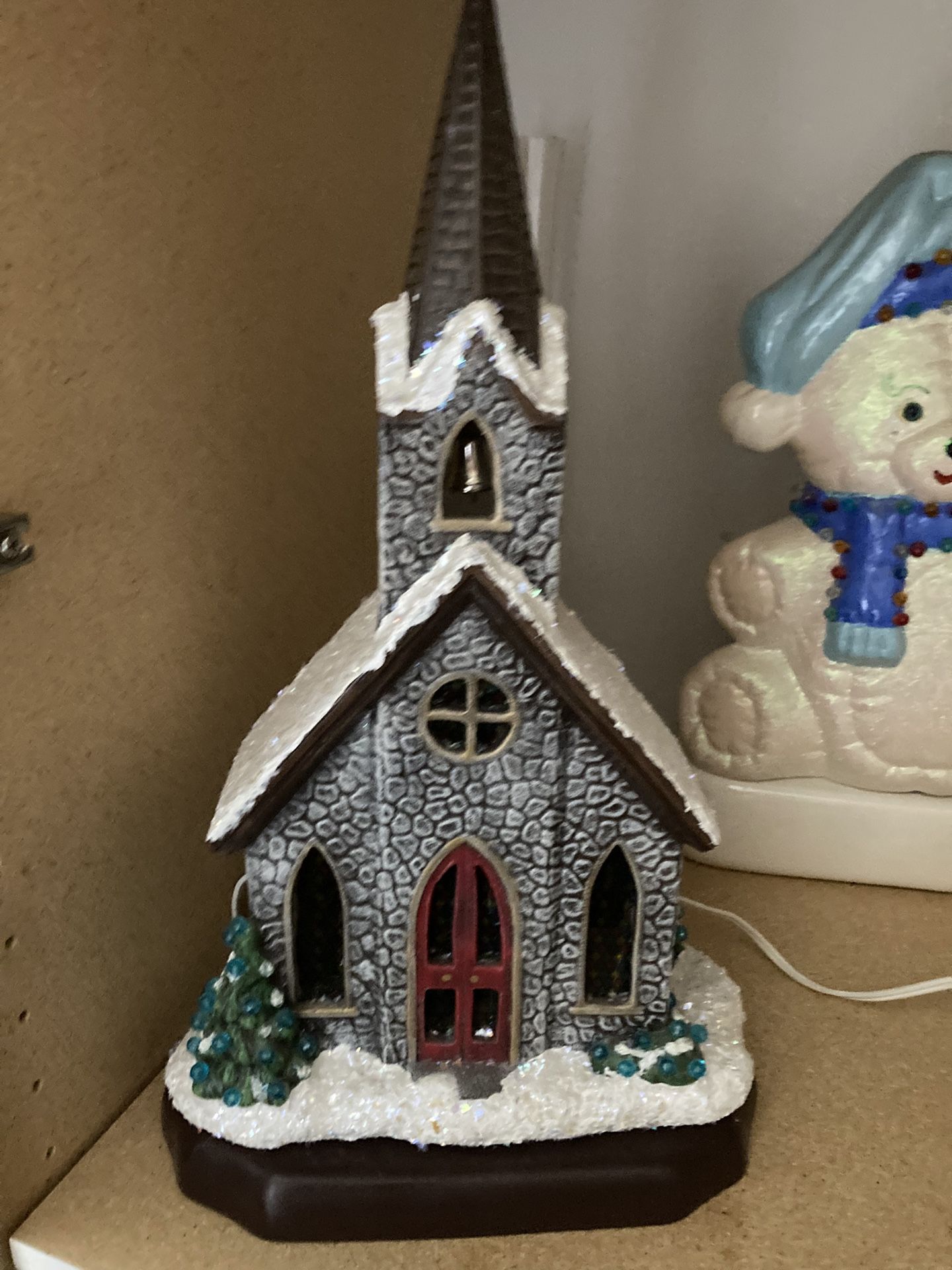 Light Up Ceramic Church,All Products : American Fashion Style Bags On Sale