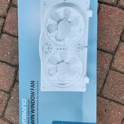 Twin Window Electric Window Fan