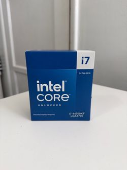 Intel Core i7-14700KF Unlocked Desktop Processor (Brand New & Sealed)