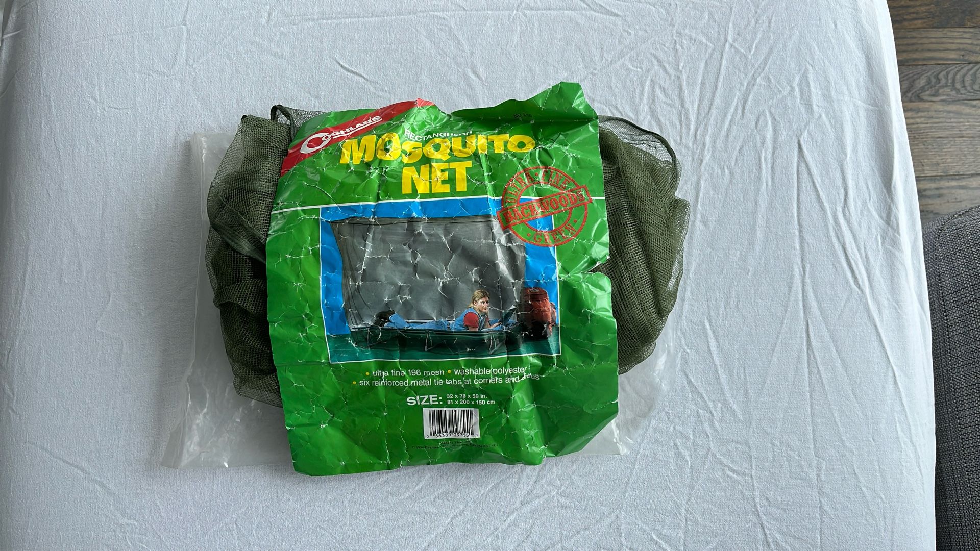 Mosquito Net 32x72x59in with Metal Tie Tabs