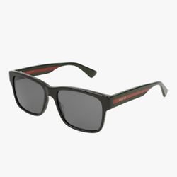 Gucci GG0340S-006-58 Rectangular Sunglasses Black Used Once