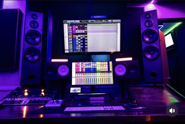 Recording Music Studio Session