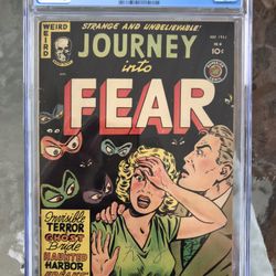 Journey Into Fear #4 (1951) CGC 6.5 — “Eyes” Horror Cover; Superior Comics